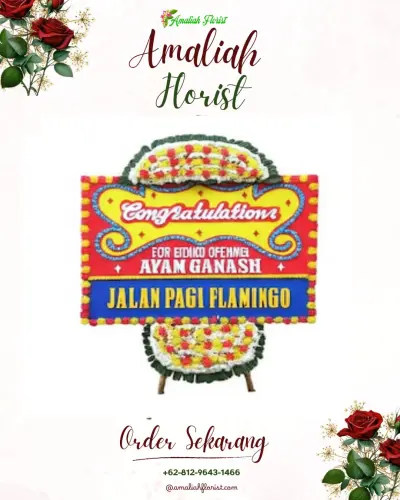 Bunga Papan Congratulation di Mojo